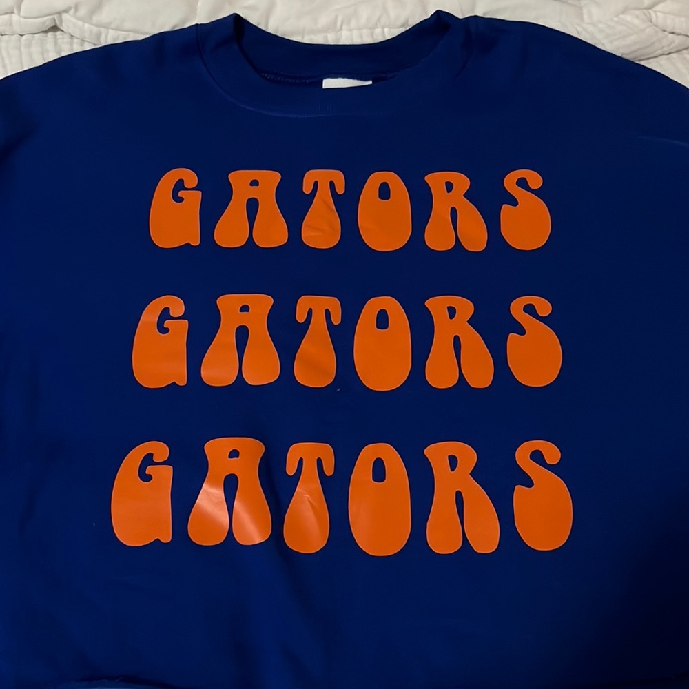 Fleece Lined FL Gators Cropped Sweatshirt
